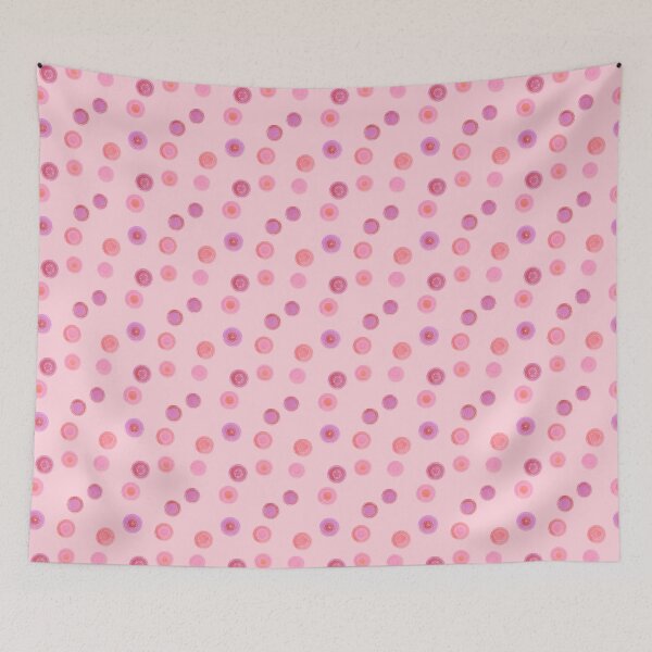 Item preview, Rough Pink and Purple Dots on Light Pink  designed and sold by JaygiesDesign.