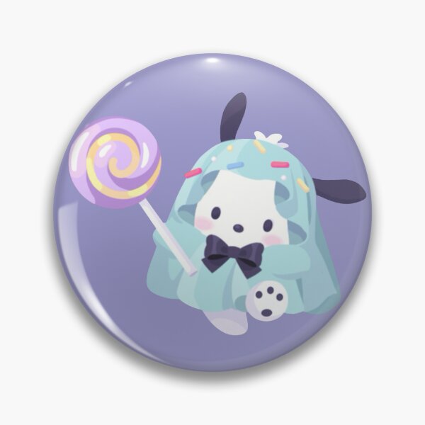 Item preview, kawaii ghost pochaco halloween designed and sold by purple dojo store.