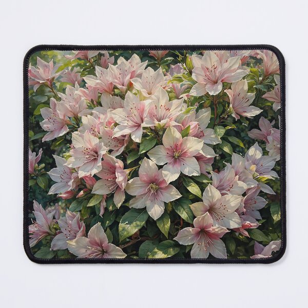 Item preview, Blossoming Azalea Bush In Watercolors designed and sold by Oldetimemercan.