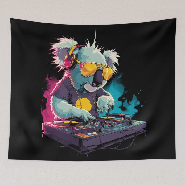 Item preview, Koala DJ designed and sold by StudioRedKoala.