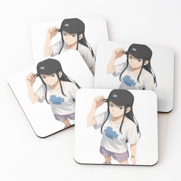 Item preview, Confident Anime Girl with Black Cap – Casual Street Style Look designed and sold by andriassaputro.