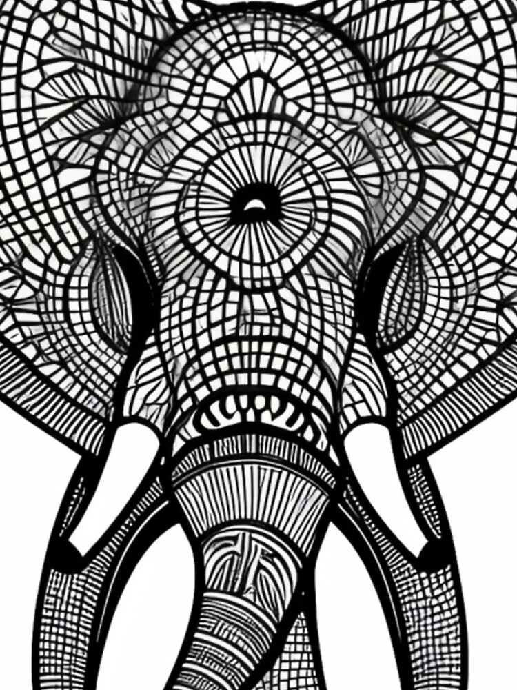 Thumbnail 4 of 4, iPhone Case, Elephant Stripes designed and sold by RAISC.