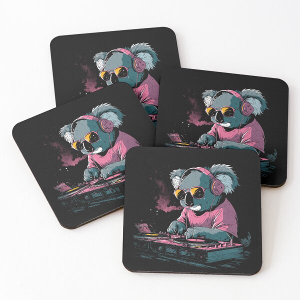 Item preview, Koala DJ designed and sold by StudioRedKoala.