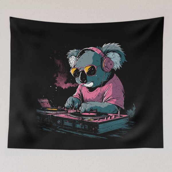 Item preview, Koala DJ designed and sold by StudioRedKoala.