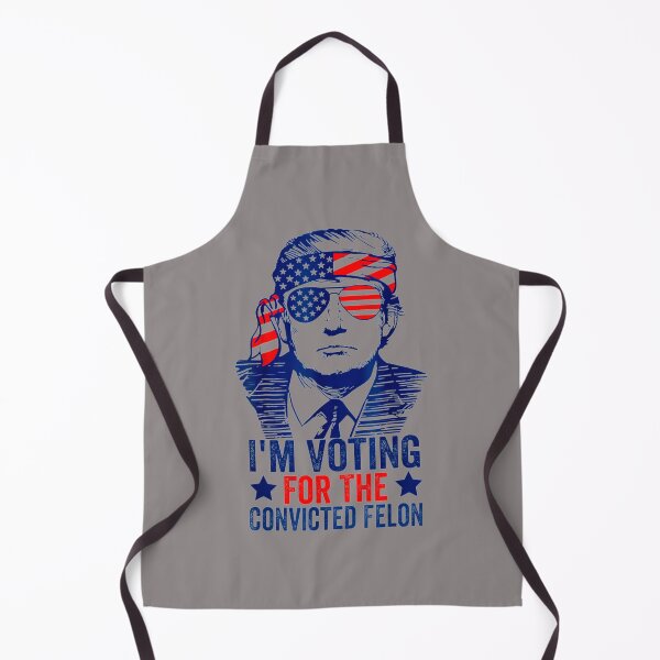 Item preview, I'M-VOTING-FOR-THE-CONVICTED-FELON-FUNNY-TRUMP-2024-T-SHIRT-(3) designed and sold by ChristosFink.