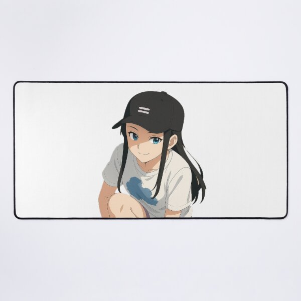 Item preview, Anime Girl Tying Shoes – Sporty and Focused Aesthetic designed and sold by andriassaputro.