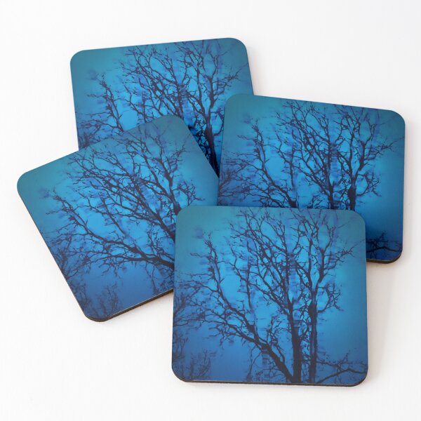 Item preview, Weeping Tree - Abstract Glass Art in Blue designed and sold by WD-Artist.
