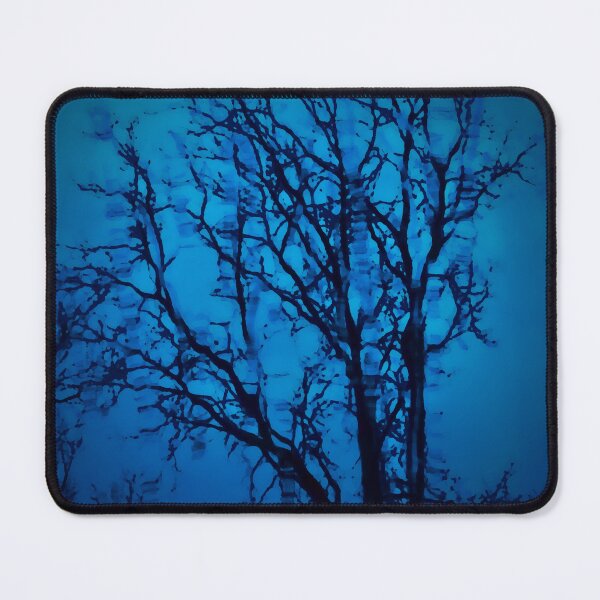 Item preview, Weeping Tree - Abstract Glass Art in Blue designed and sold by WD-Artist.