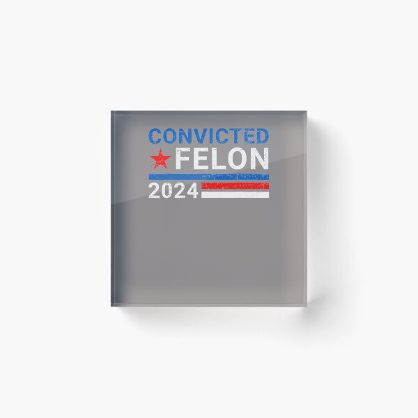 Item preview, I'M-VOTING-FOR-THE-CONVICTED-FELON-TRUMP-2024-T-SHIRT designed and sold by ChristosFink.