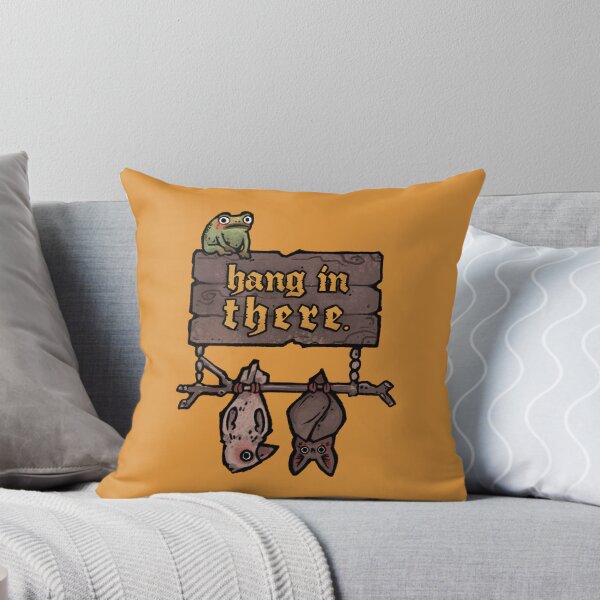 Item preview, Hang in There | Crow & Bat for Halloween | Dark Humor designed and sold by keyvei.