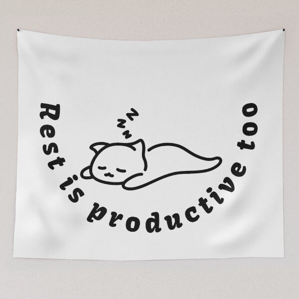 Item preview, Rest is Productive Too  designed and sold by The Courtesan Boutique.