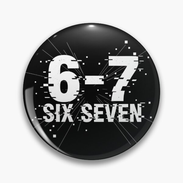 Item preview, Gen Alpha Six Seven 6-7 Meme T-Shirt | Distressed Glitch Brainrot Slang | Funny Viral Number Tee for Teens, Students, and TikTok Fans designed and sold by GumStickers.