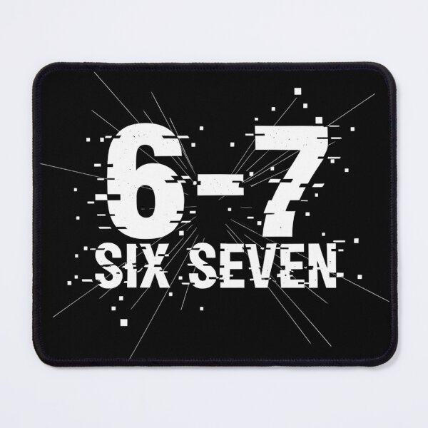 Item preview, Gen Alpha Six Seven 6-7 Meme T-Shirt | Distressed Glitch Brainrot Slang | Funny Viral Number Tee for Teens, Students, and TikTok Fans designed and sold by GumStickers.