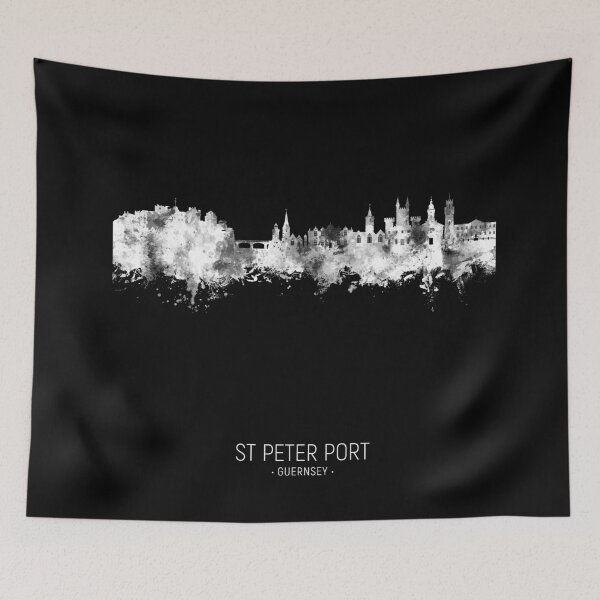 Item preview, St Peter Port Guernsey Channel Islands Skyline designed and sold by ArtPrints.