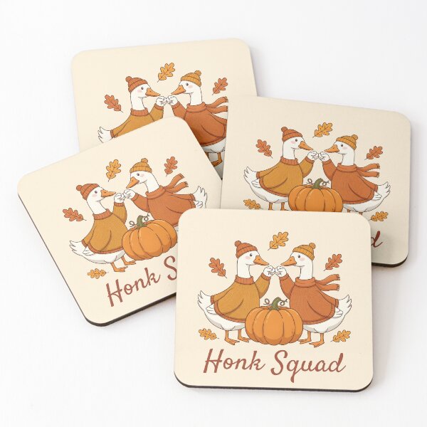 Item preview, Cute Goose Honk Squad | Funny Fall Sweater Weather Fist Bump designed and sold by -justb-.