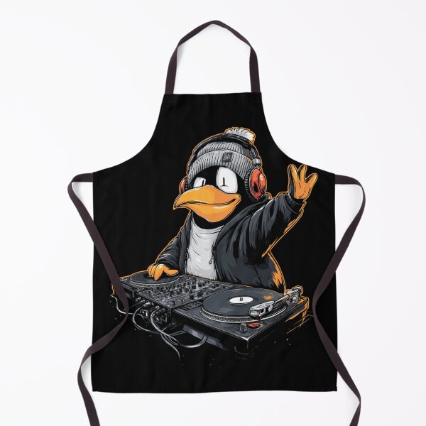 Item preview, Penguin DJ designed and sold by StudioRedKoala.