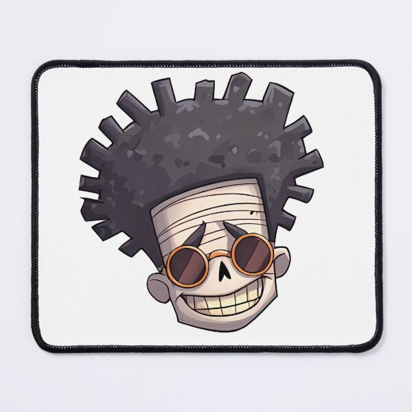 Item preview, Cool Funky Skeleton Head – Cartoon Skull with Afro and Sunglasses designed and sold by DesignArtist.ia.