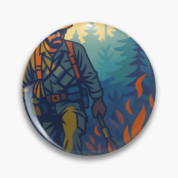 Item preview, Wildland firefighter designed and sold by ByeBirdie.