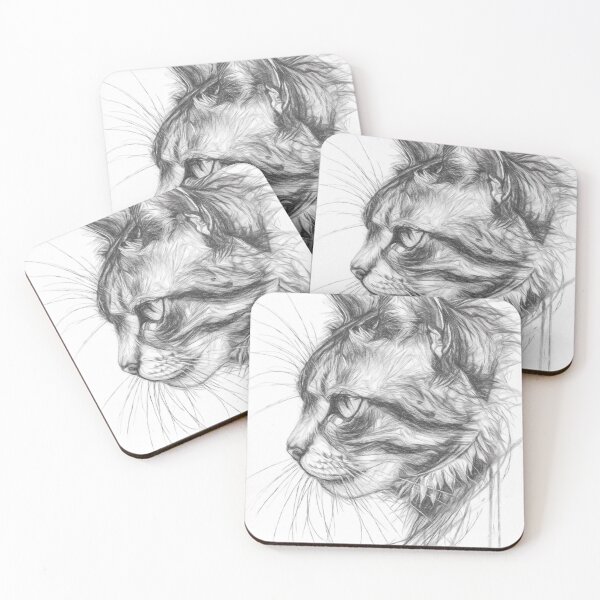 Item preview, Whiskered Wonder designed and sold by Leon Woods Pencil Art.