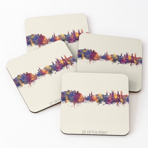 Item preview, St Peter Port Guernsey Channel Islands Skyline designed and sold by ArtPrints.