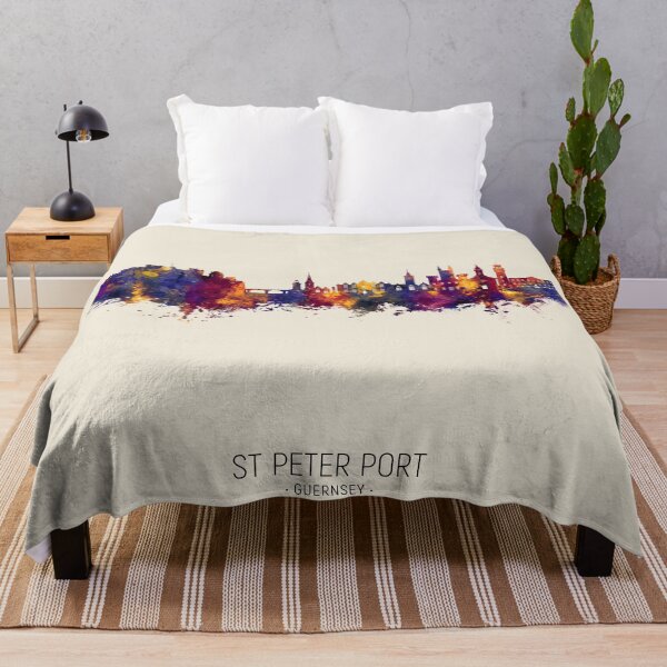 Item preview, St Peter Port Guernsey Channel Islands Skyline designed and sold by ArtPrints.