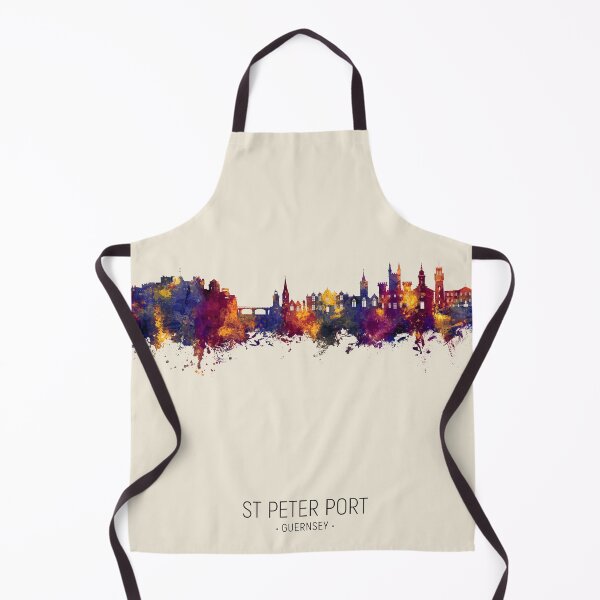 Item preview, St Peter Port Guernsey Channel Islands Skyline designed and sold by ArtPrints.