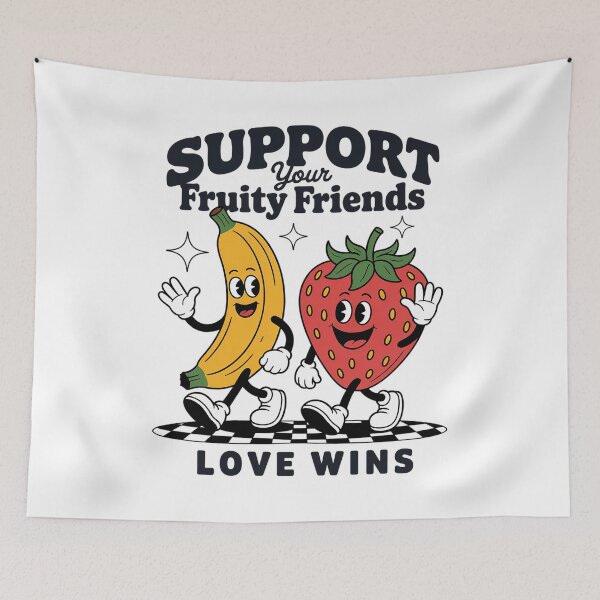 Item preview, Support Your Fruity Friends Gay Pride Month Lgbtq designed and sold by SlogariArt.