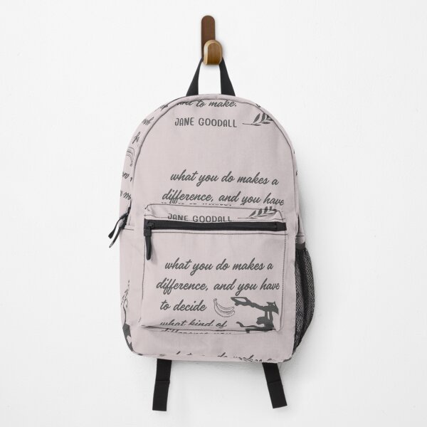 Item preview, Jane Goodall quotes, what you do makes a difference, Sticker, T-shirt designed and sold by phiawdesign9.