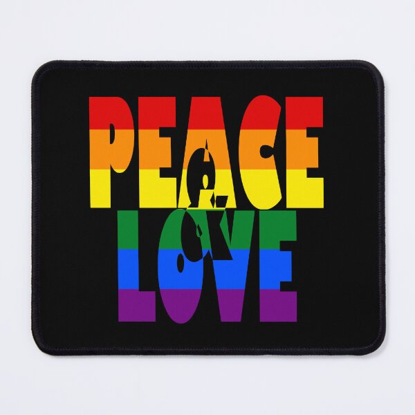 Item preview, Peace and love - Rainbow designed and sold by BeJahMan.