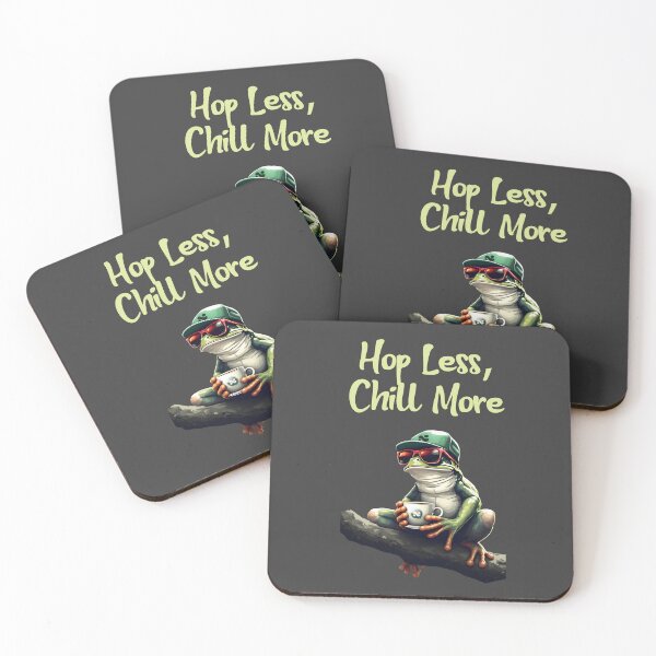 Item preview, Hop Less Chill More – Cool Frog Design designed and sold by NOYO-BRAND.
