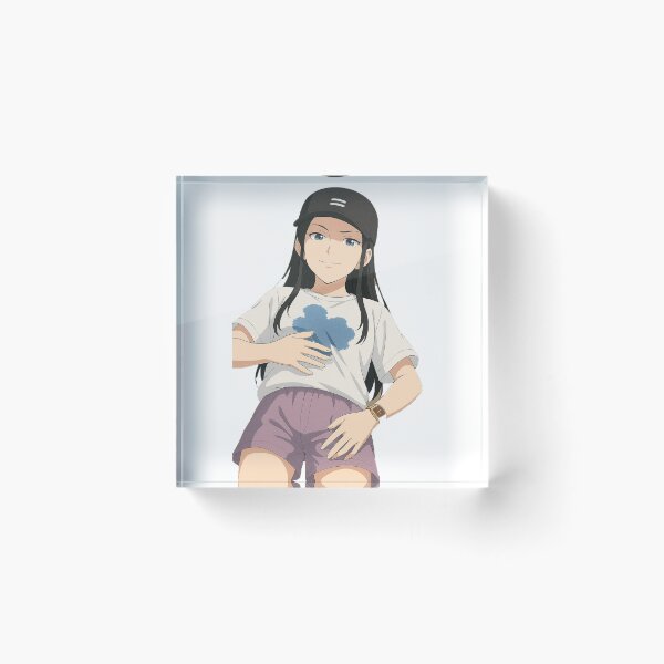 Item preview, Relaxed Anime Girl – Casual Cool Pose with Hand on Waist designed and sold by andriassaputro.