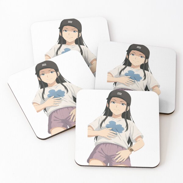 Item preview, Relaxed Anime Girl – Casual Cool Pose with Hand on Waist designed and sold by andriassaputro.