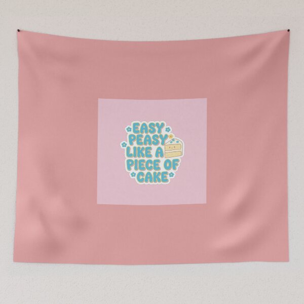 Item preview, Easy peasy like a piece of cake meme  designed and sold by Kitty Kat.