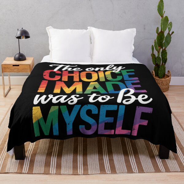 Item preview, The Only Choice I Made Was To Be Myself Lgbt Gay Pride Month designed and sold by SlogariArt.