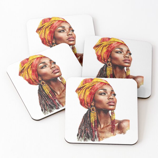 Item preview, West African Woman designed and sold by MelanatedWomanPrintDesign.