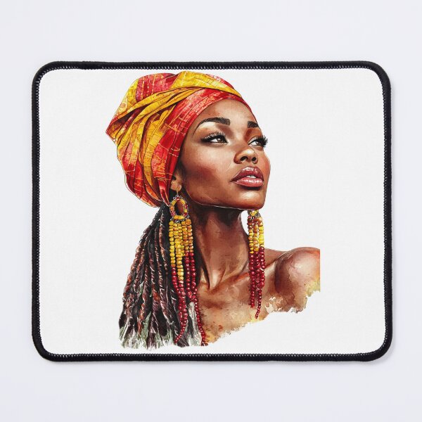 Item preview, West African Woman designed and sold by MelanatedWomanPrintDesign.