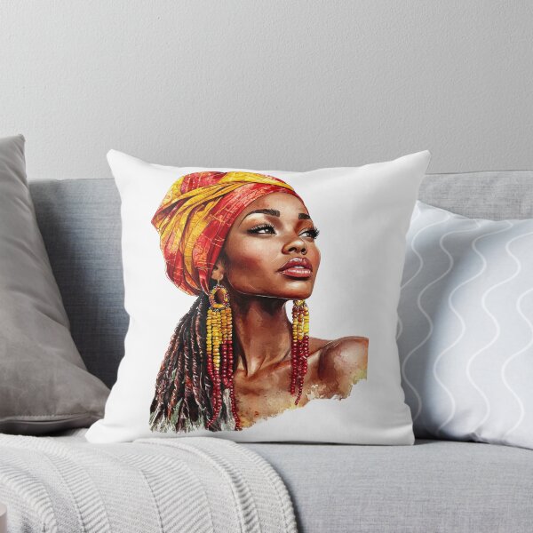 Item preview, West African Woman designed and sold by MelanatedWomanPrintDesign.