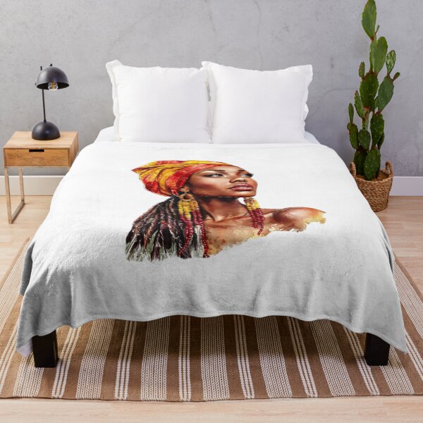 Item preview, West African Woman designed and sold by MelanatedWomanPrintDesign.