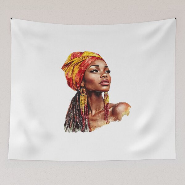 Item preview, West African Woman designed and sold by MelanatedWomanPrintDesign.
