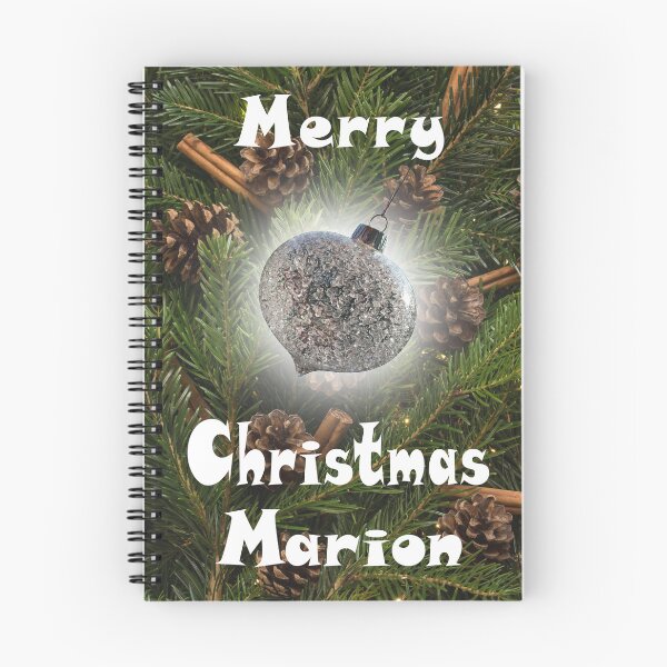 Item preview, Merry Christmas Marion - Pine & Cinnamon with Glass Bauble :) designed and sold by Myriel-Myriel.