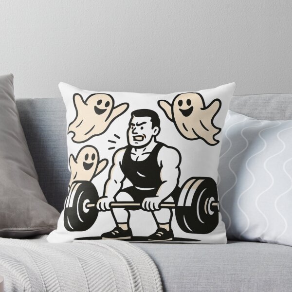 Item preview, Ghost Cheerleaders Deadlift Funny Halloween Weightlifting Gym Design designed and sold by Bmd4Fitness.