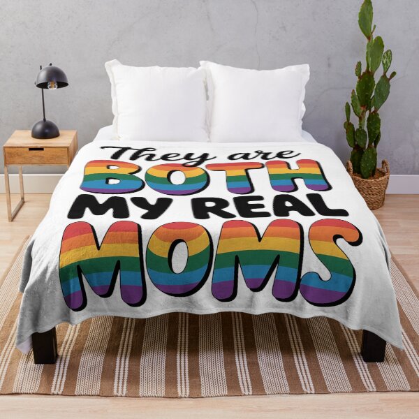 Item preview, They Are Both My Real Moms Lgbtq Pride Month designed and sold by SlogariArt.