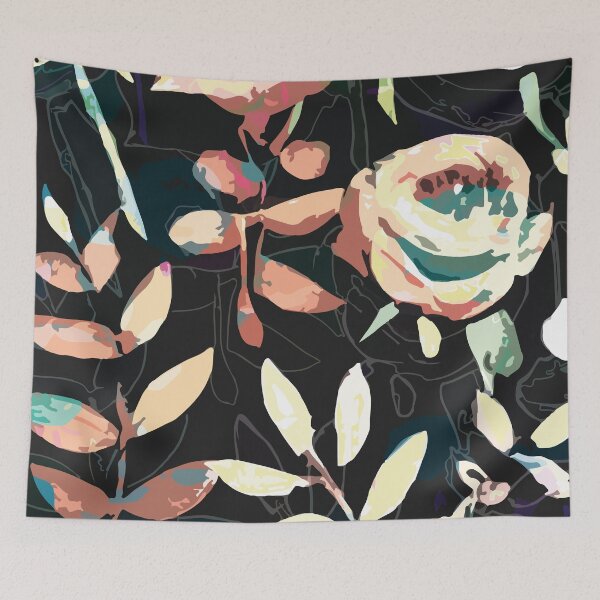 Item preview, A tapestry of flowers designed and sold by modo-arte.