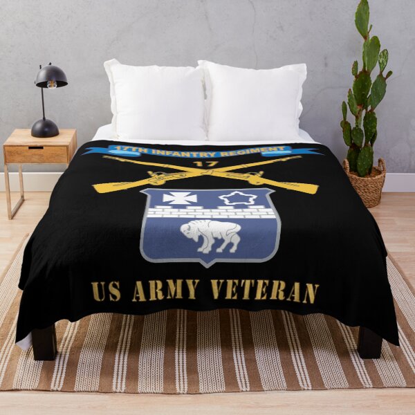 Item preview, Army - 17th Infantry Regiment w Br - Ribbon, US Army Veteran X 300 designed and sold by Military Insignia Products.