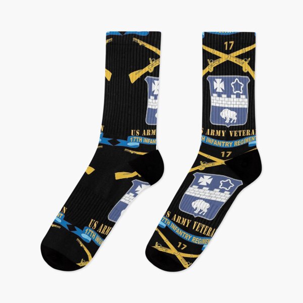 Item preview, Army - 17th Infantry Regiment w Br - Ribbon, US Army Veteran X 300 designed and sold by Military Insignia Products.