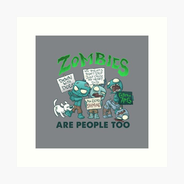 Artikel-Vorschau von Zombie-Protest, designt und verkauft von dooomcat.