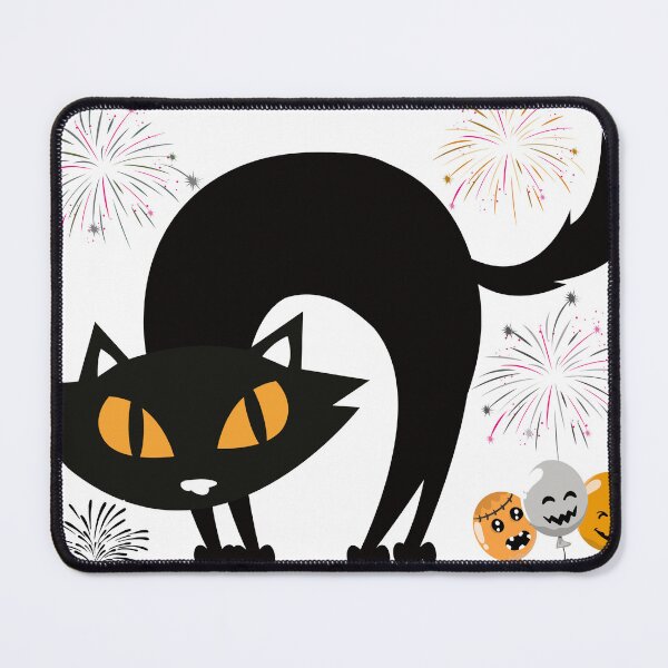 Item preview, Meowgical Happy Halloween Black Cat Design – Cute Witchy Cat Halloween Gift designed and sold by AlienTechs.