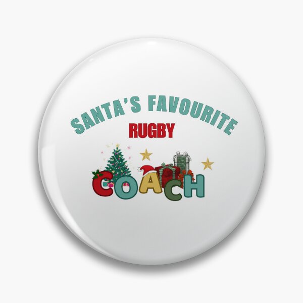 Item preview, Santa’s Favourite Rugby Coach designed and sold by DixieGirlStudio.