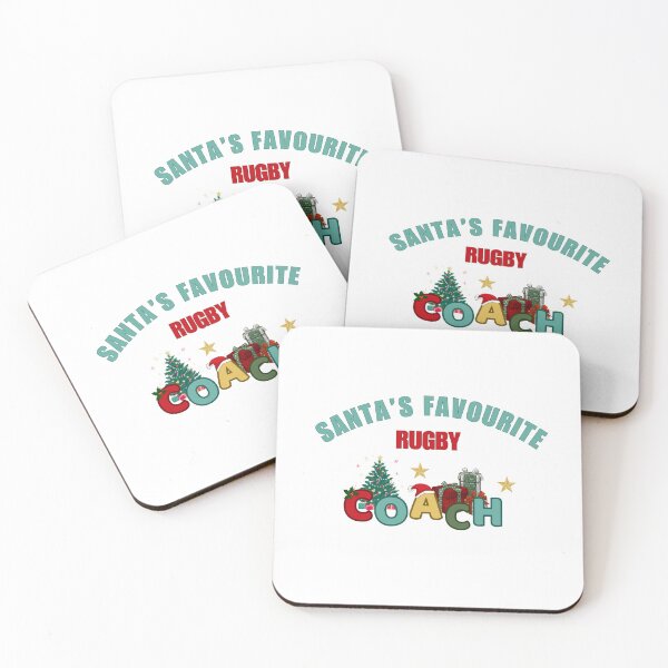 Item preview, Santa’s Favourite Rugby Coach designed and sold by DixieGirlStudio.