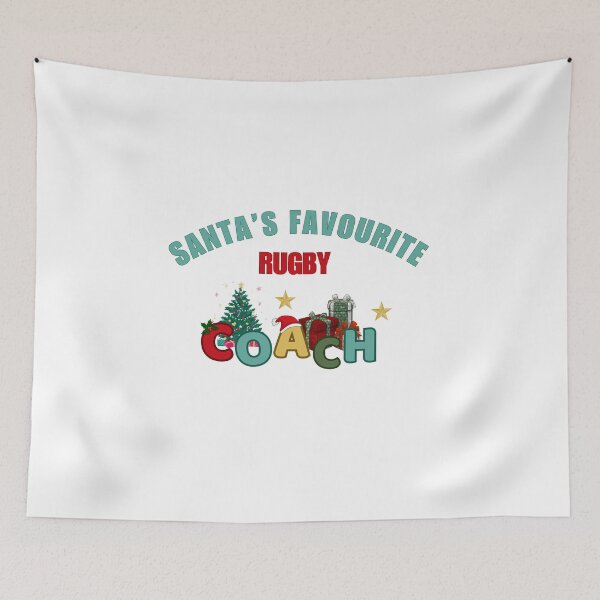 Item preview, Santa’s Favourite Rugby Coach designed and sold by DixieGirlStudio.